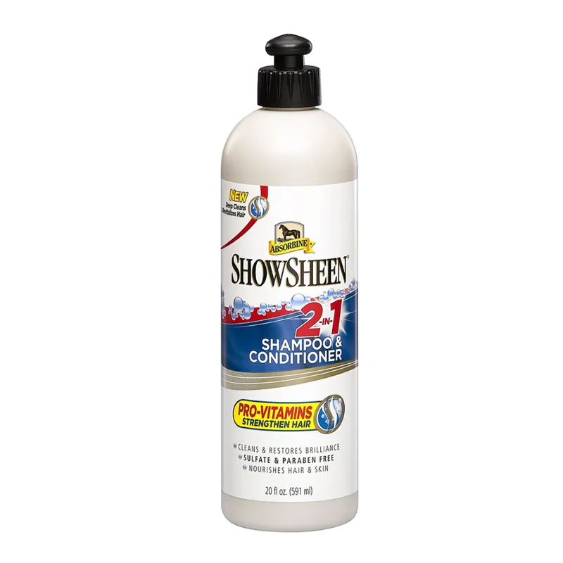 Absorbine ShowSheen 2 In 1 Shampoo And Conditioner 591 ml