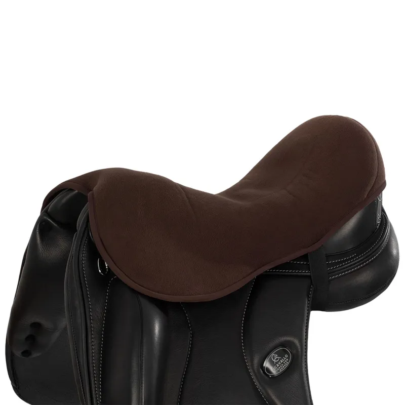 Acavallo Ortho-Coccyx Seat Saver Dressage Hexagonal Gel-in Dri-lex 20mm Brown