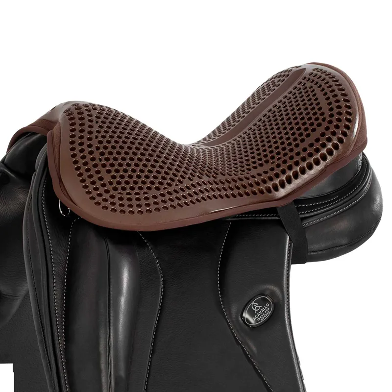 Acavallo Standard Seat Saver Dressage Classic Gel-out Dri-lex 20mm Brown