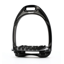 Flex-On Aluminium Inclined Ultra-Grip Stirrups Black/Black/Black