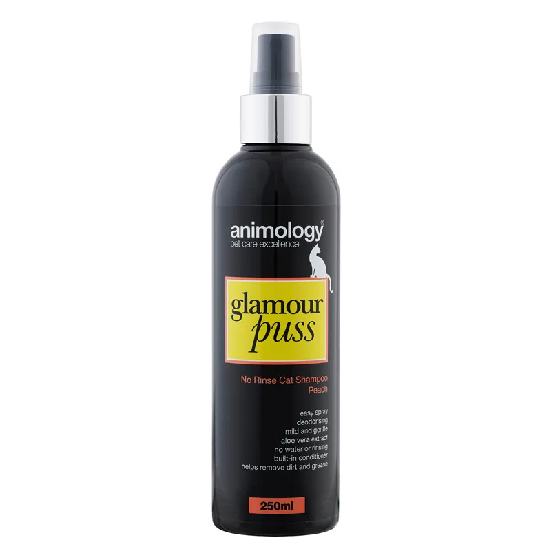 Animology Glamour Puss 250ml No Rinse Peach Shampoo