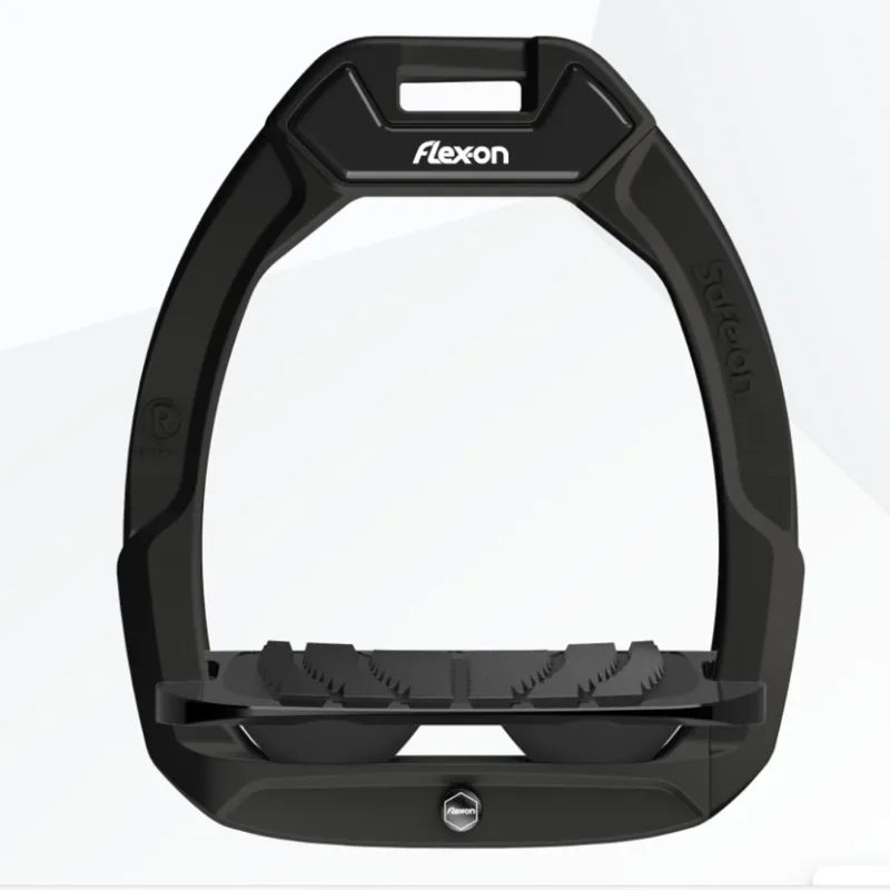 Flex-On Safe On Grip Stirrups Black/Black