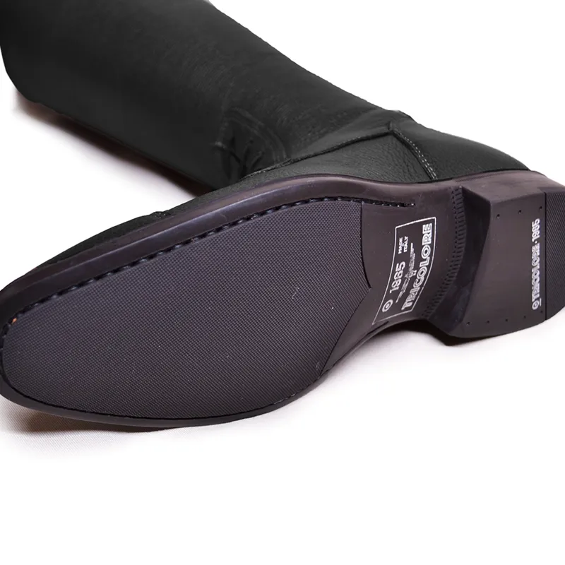 DeNiro Salentino With Pink Regal Top - Black - Lower Zip Guard-4