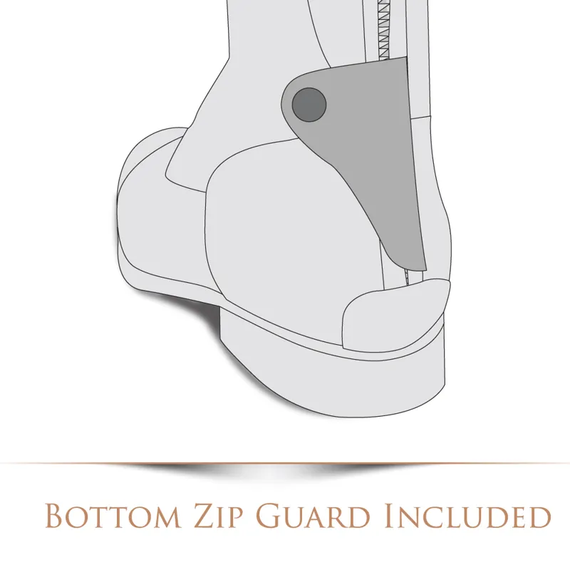 DeNiro Salentino With Pink Regal Top - Black - Lower Zip Guard-3