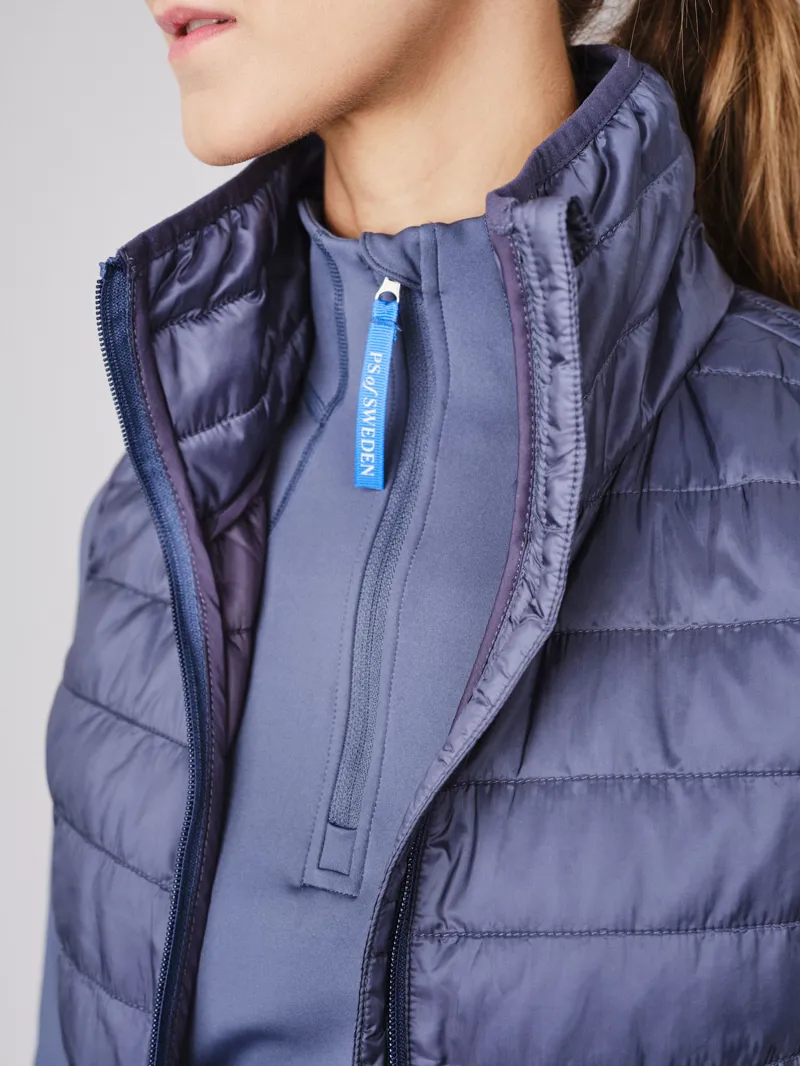 PS of Sweden Cervinia Padded Vest Dim Blue-2