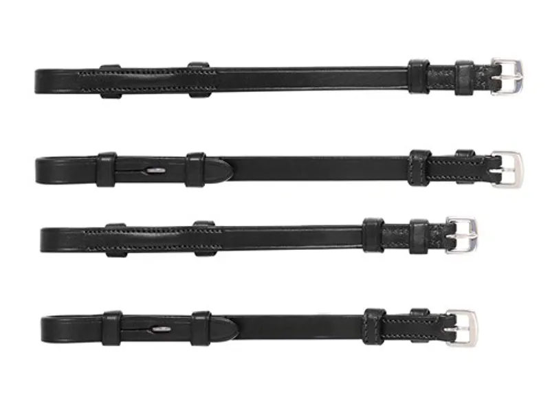 Elevator Weymouth Cheek Pieces - Black