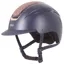 Evoke Callisto Classic Peak Helmet Navy/Rose Gold Crystal