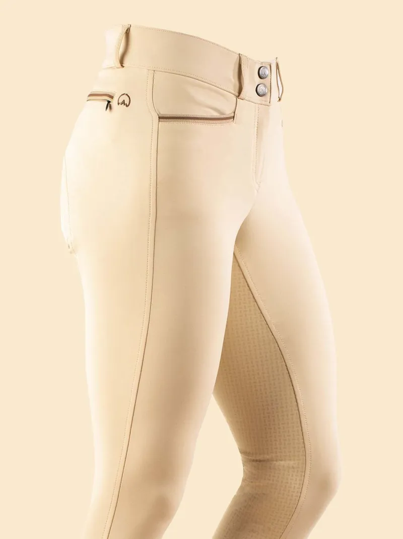 Agaso Full Grip Breeches - Beige