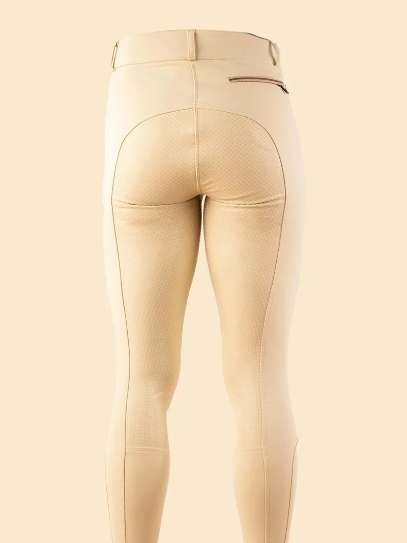 Agaso Full Grip Breeches - Beige-4