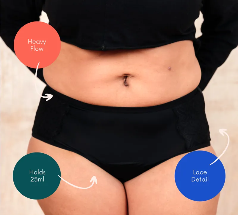 Nixibody Polly High Waist Knickers - Black-1