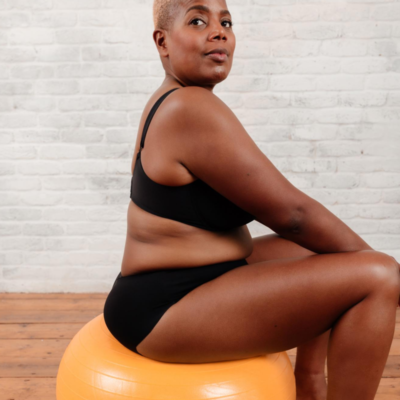 Nixibody Susie Sporty Hip Hugger Knickers - Black-1