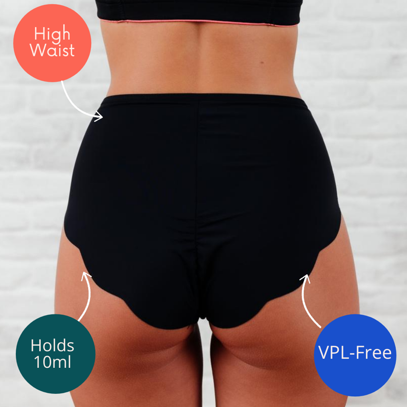 Nixibody Coni Sporty High Waist Knickers - Cream-3