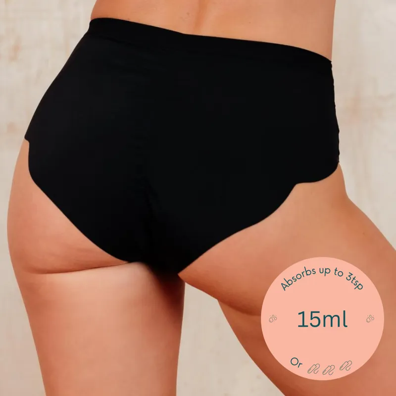 Nixibody Susie Sporty Hip Hugger Knickers - Black