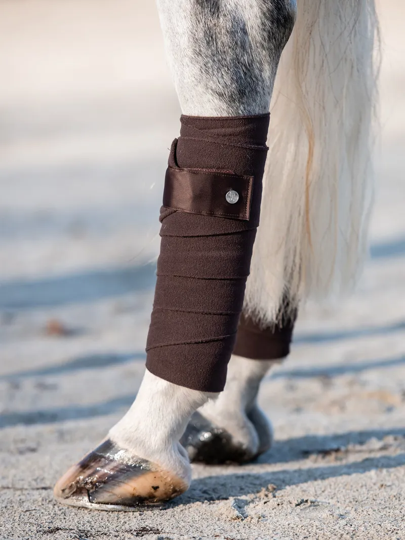 PS of Sweden Signature Polo Bandages - Coffee-1