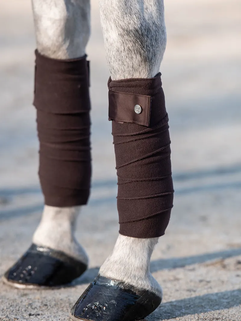 PS of Sweden Signature Polo Bandages - Coffee-2