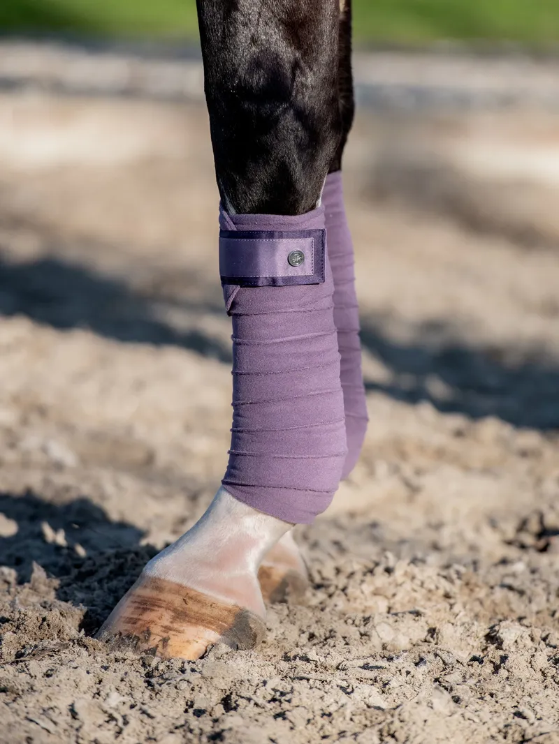 PS of Sweden Signature Polo Bandages - Purple-1
