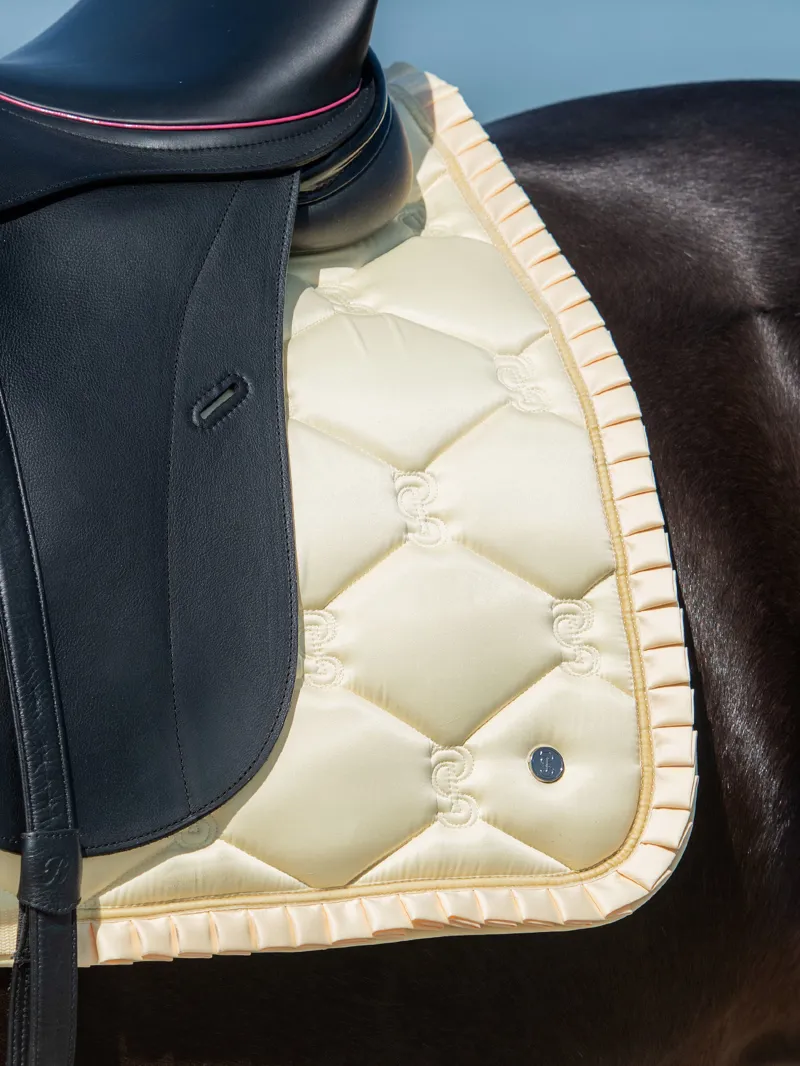 PS of Sweden Dressage Ruffle Saddle Pad - Sunlight-3
