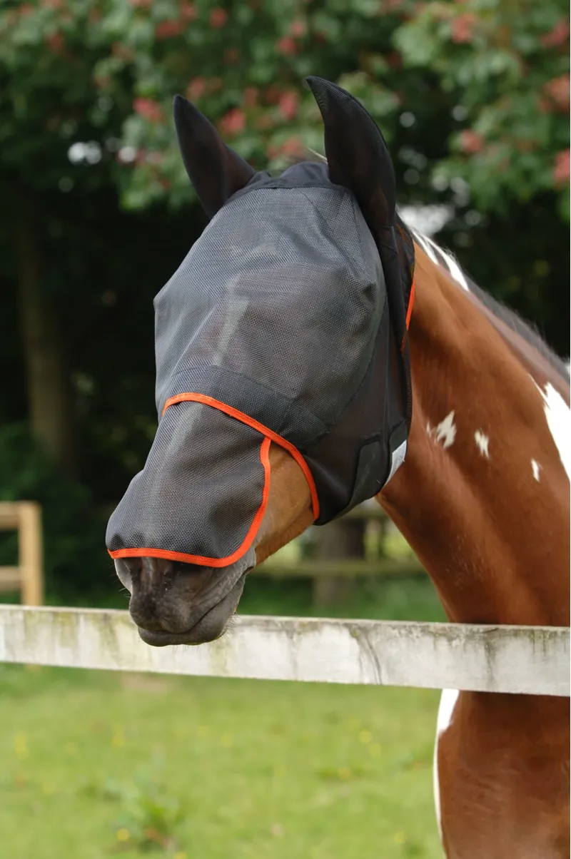 Equilibrium Field Relief Max Fly Mask - Black
