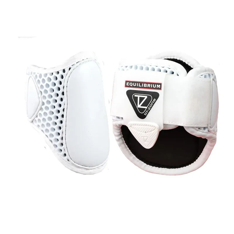 Equilibrium Tri-Zone Fetlock Boots - White