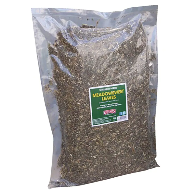 Equimins Straight Herbs Meadowsweet Leaves - Bag 1 kg