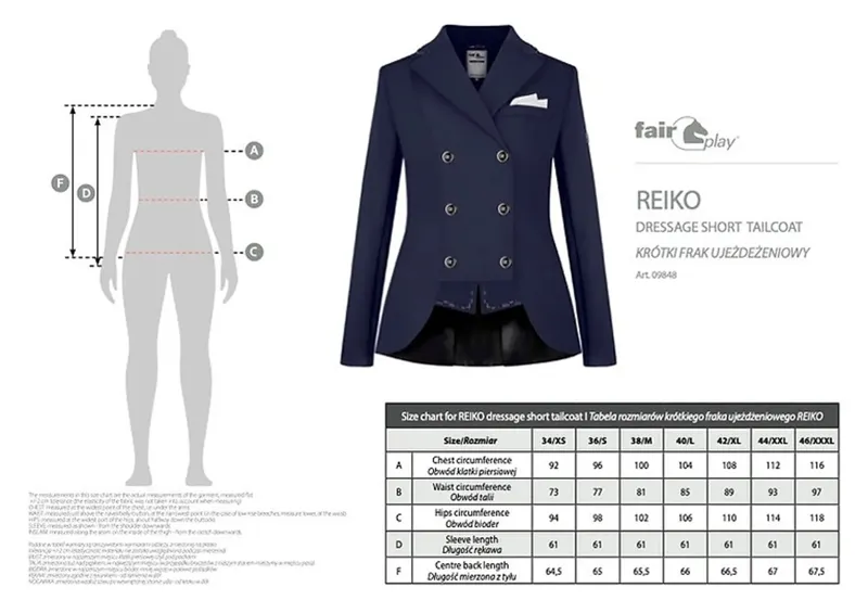 Fair play Reiko Short Tail Competition Jacket - Black-3