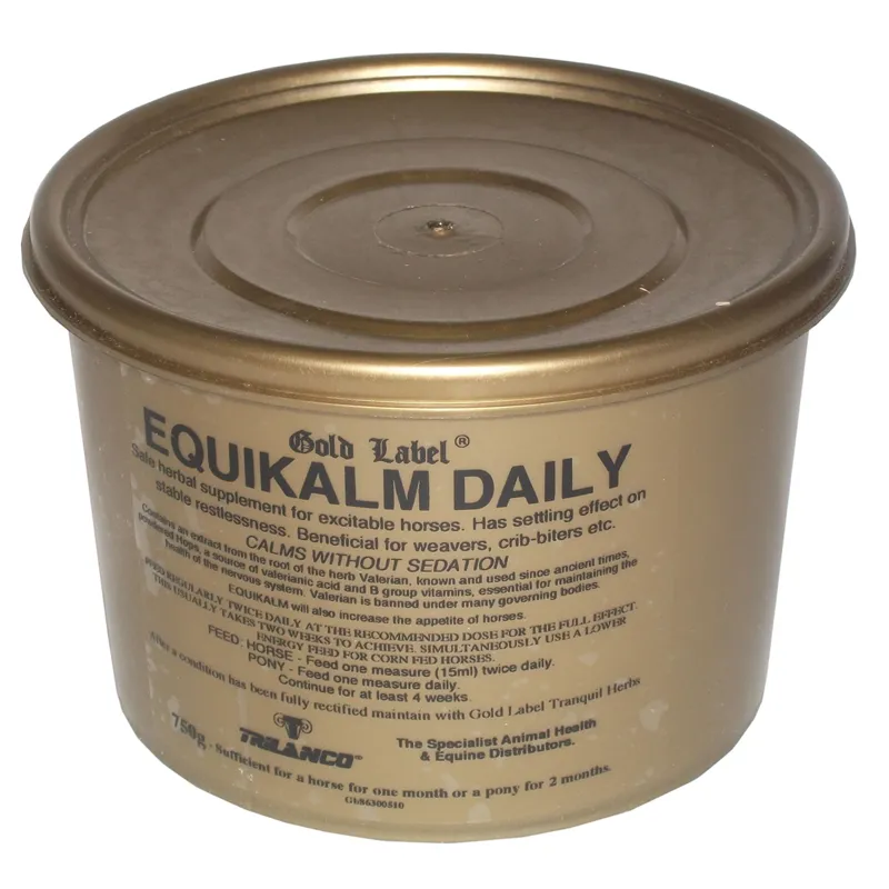 Gold Label 750kg EquiKalm Daily 