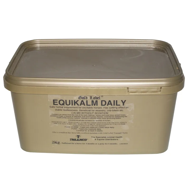 Gold Label 2kg EquiKalm Daily Supplement