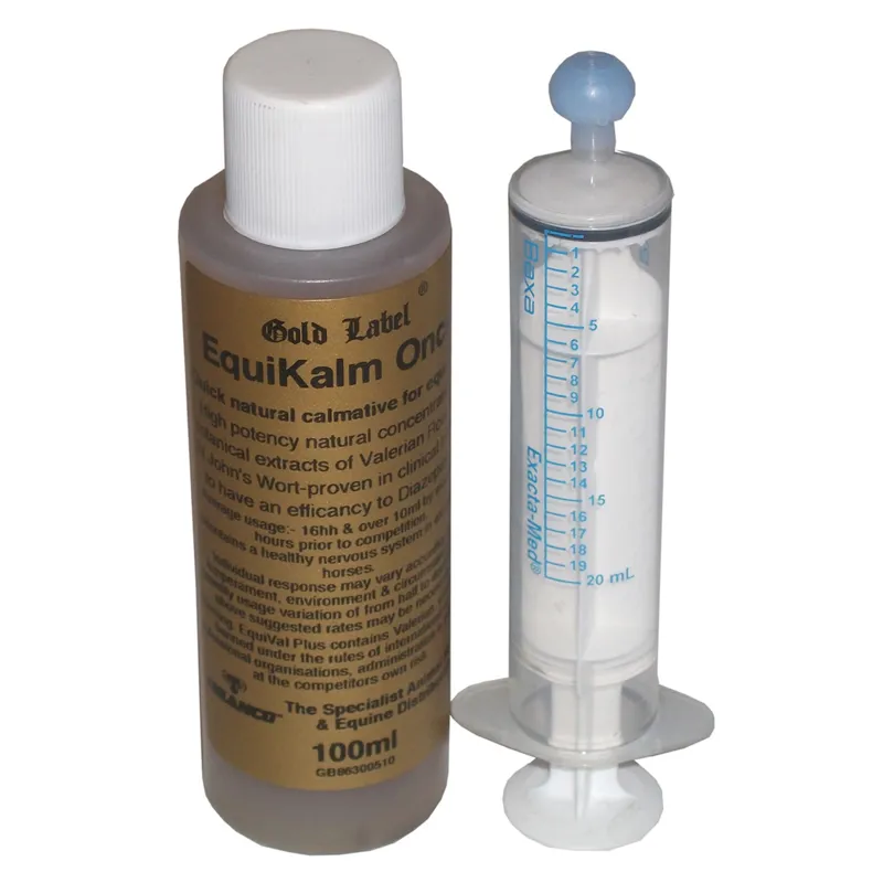 Gold Label 100ml EquiKalm Once Supplement