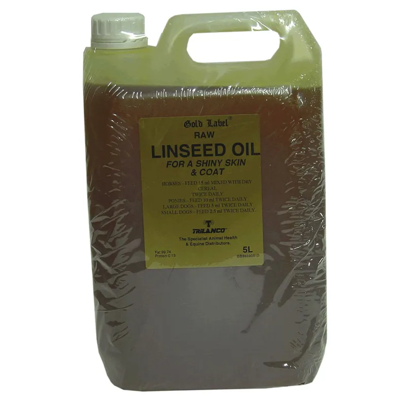 Gold Label 5lt Linseed Oil in Gold