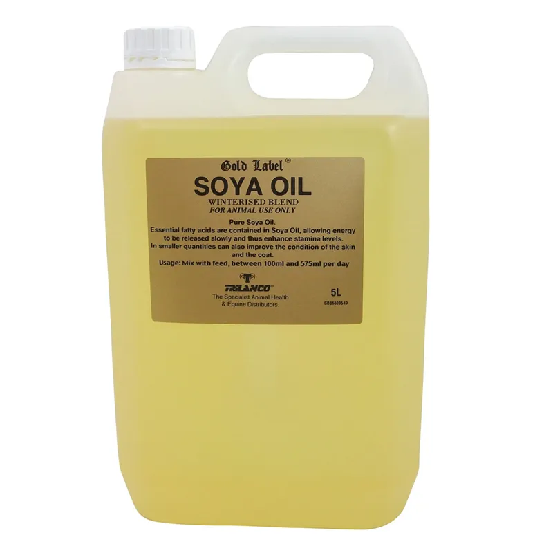 Gold Label 5lt Soya Oil in Yellow