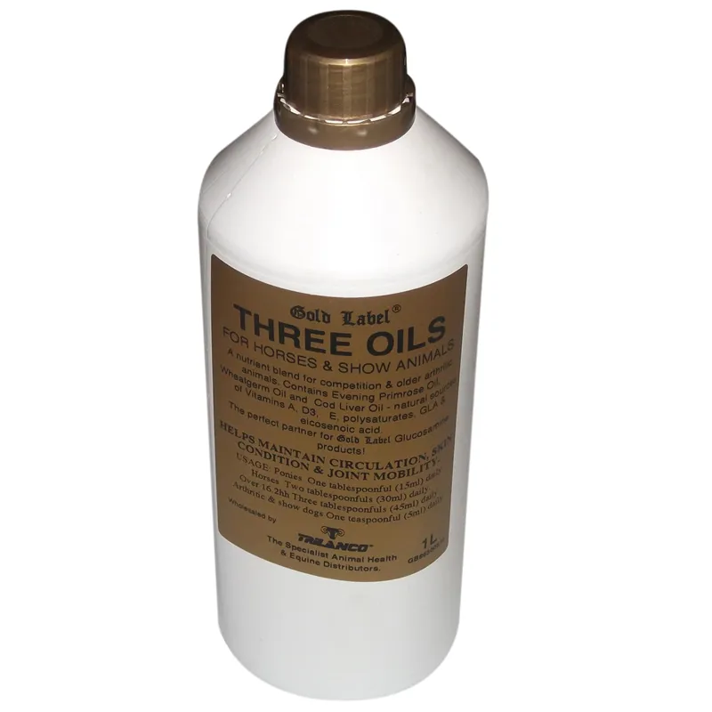 Gold Label 1lt Three Oils in Gold