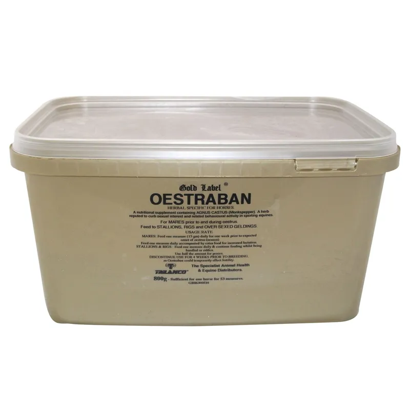 Gold Label 800g Oestraban Supplement in Gold