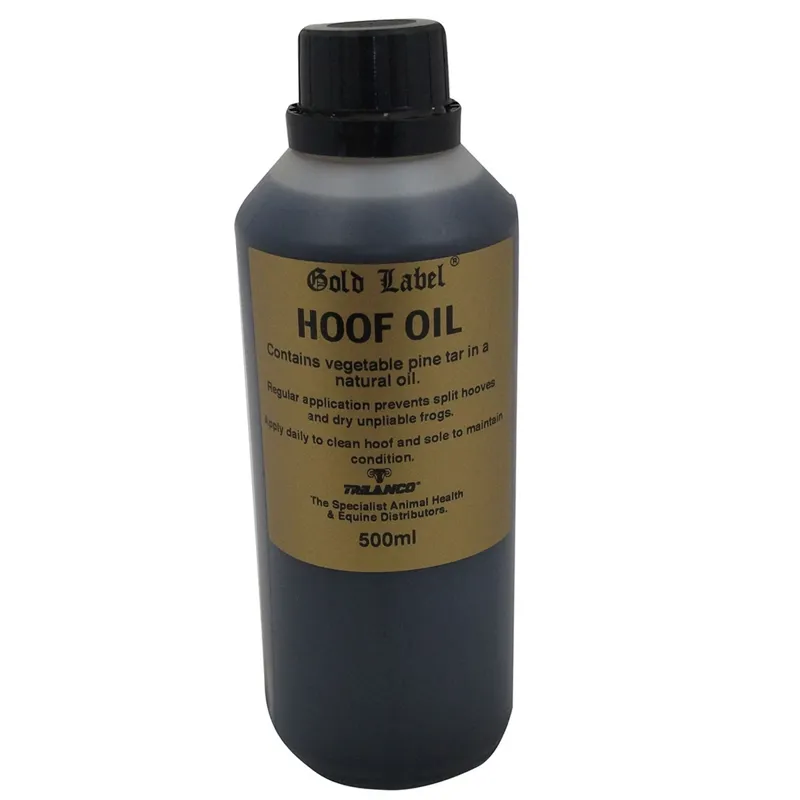 Gold Label 500ml Hoof Oil in Black