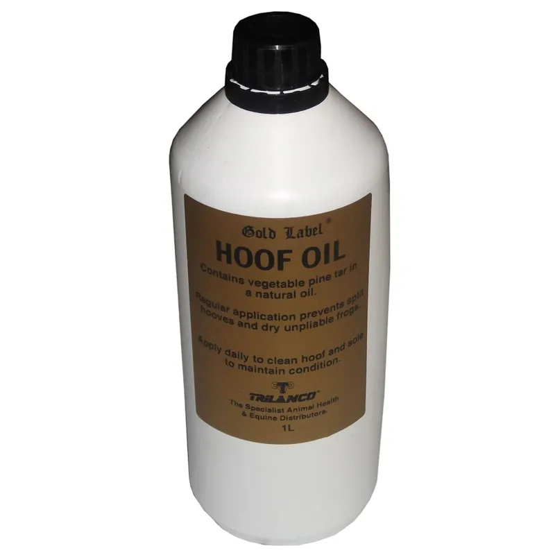 Gold Label 1lt Hoof Oil in Gold