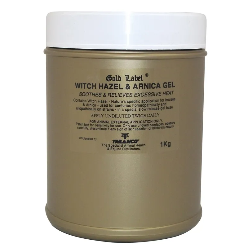 Gold Label 1kg Witch Hazel and Arnica Gel