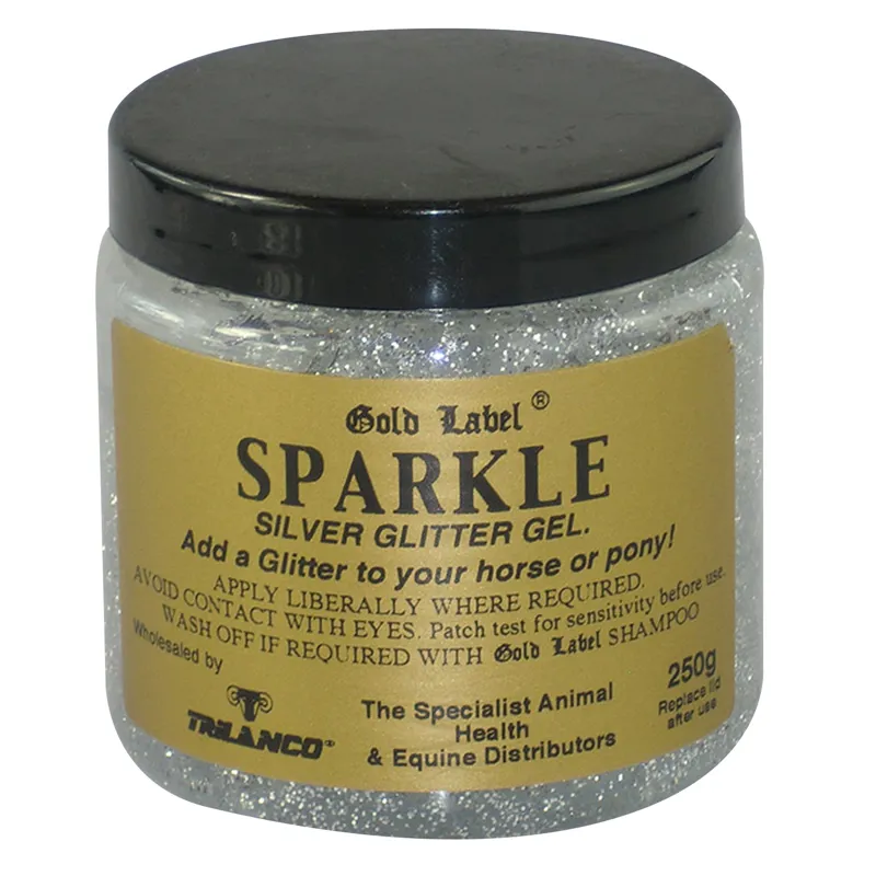 Gold Label 250ml Sparkle Glitter Gel in Silver