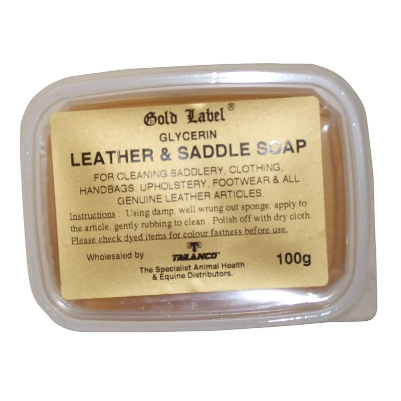 Gold Label 100gm Glycerin Leather and Saddle Soap