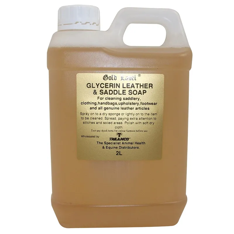 Gold Label 2lt Glycerin Leather and Saddle Soap Liquid