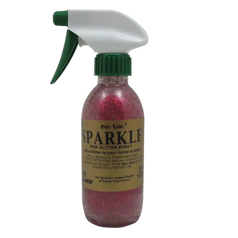 Gold Label 250ml Sparkle Glitter Spray in Pink