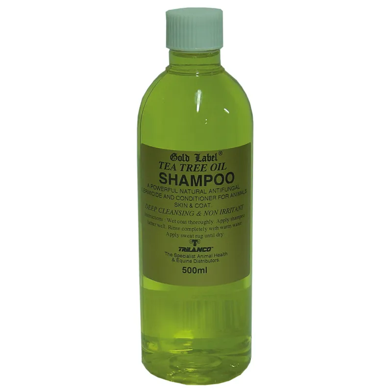 Gold Label 500ml Stock Tea Tree Oil Shampoo in Green