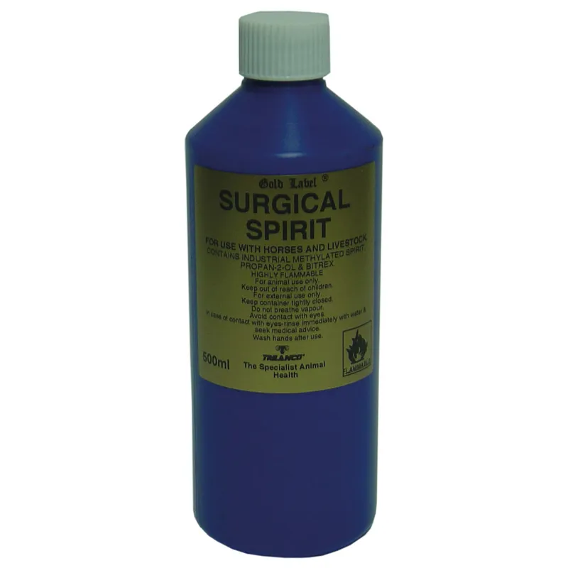 Gold Label 500ml Surgical Spirit in Blue