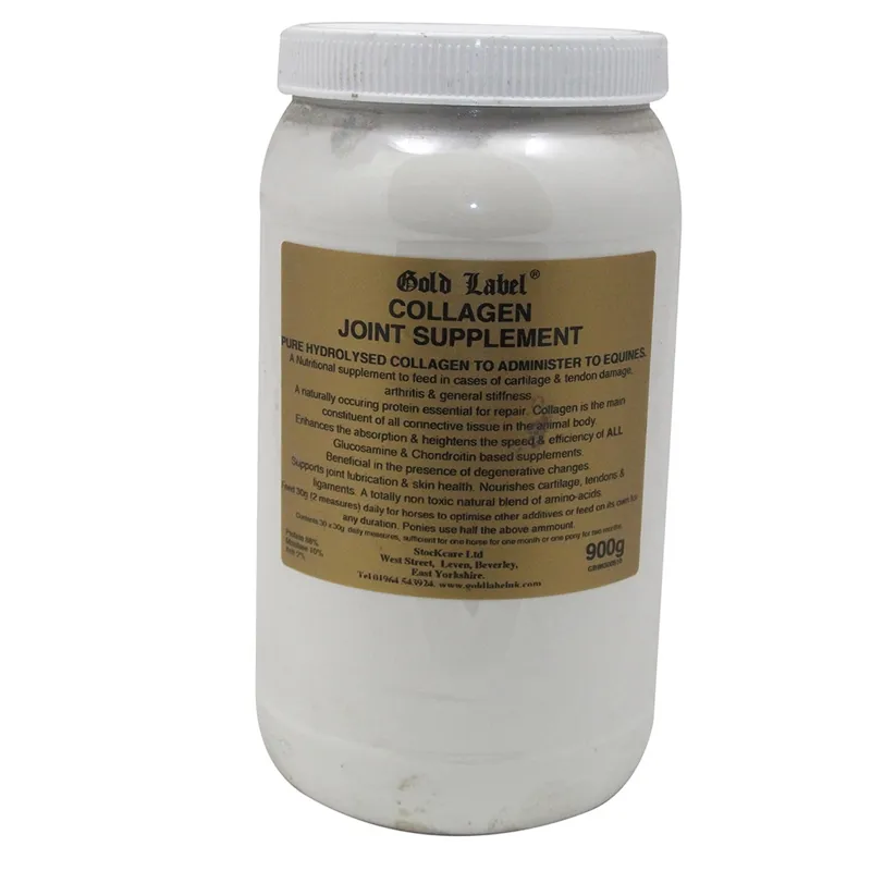 Gold Label 900g Collagen Joint Supplement in Gold