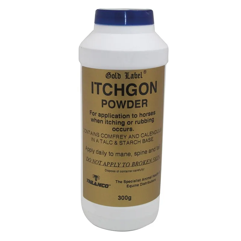 Gold Label 300g Itchgon Powder in Gold