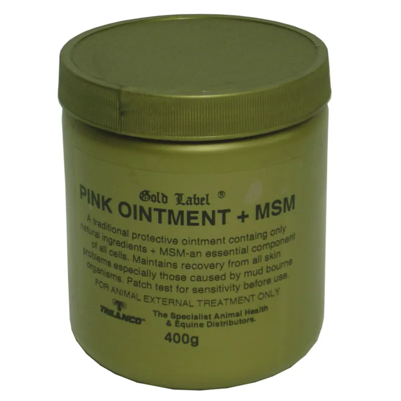 Gold Label 400g MSM Pink Ointment in Gold