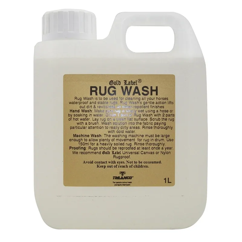 Gold Label 1lt Rug Wash in Gold