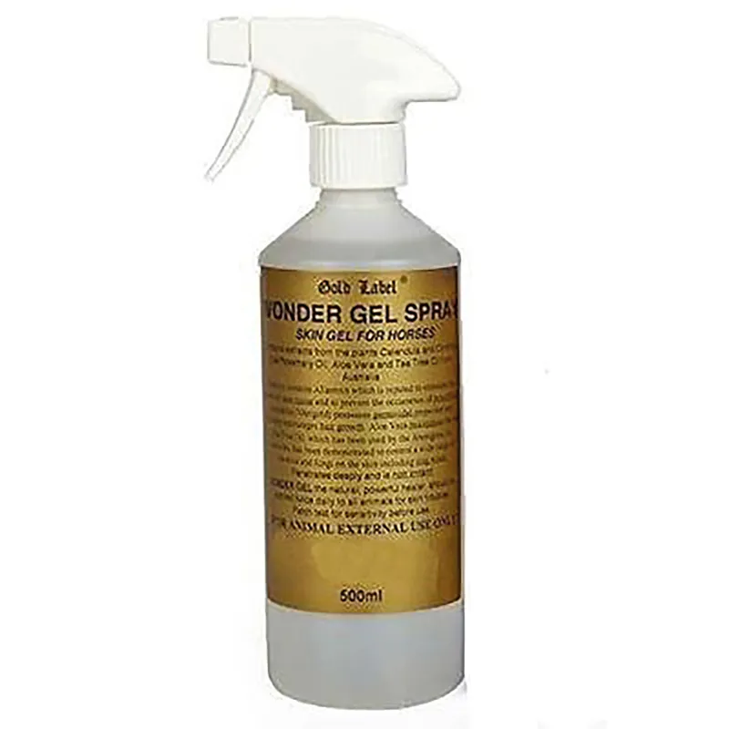 Gold Label 500ml Wonder Gel Spray in Gold