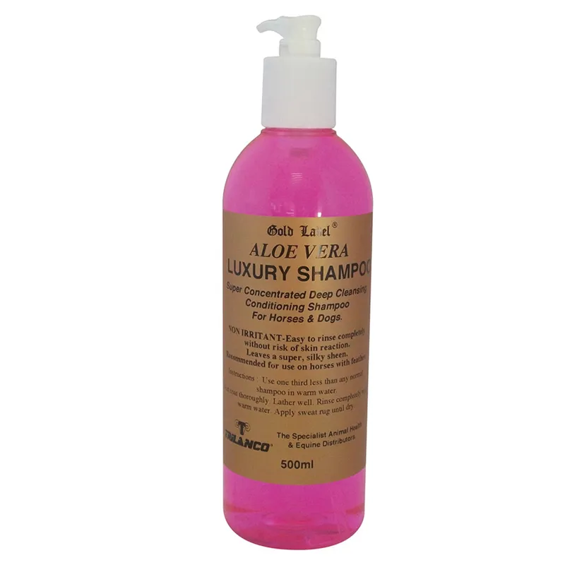 Gold Label 500ml Aloe Vera Luxury Shampoo in Pink