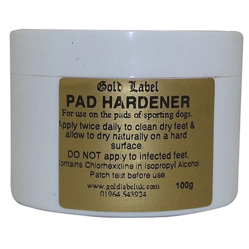 Gold Label 100g Canine Pad Hardener in Gold