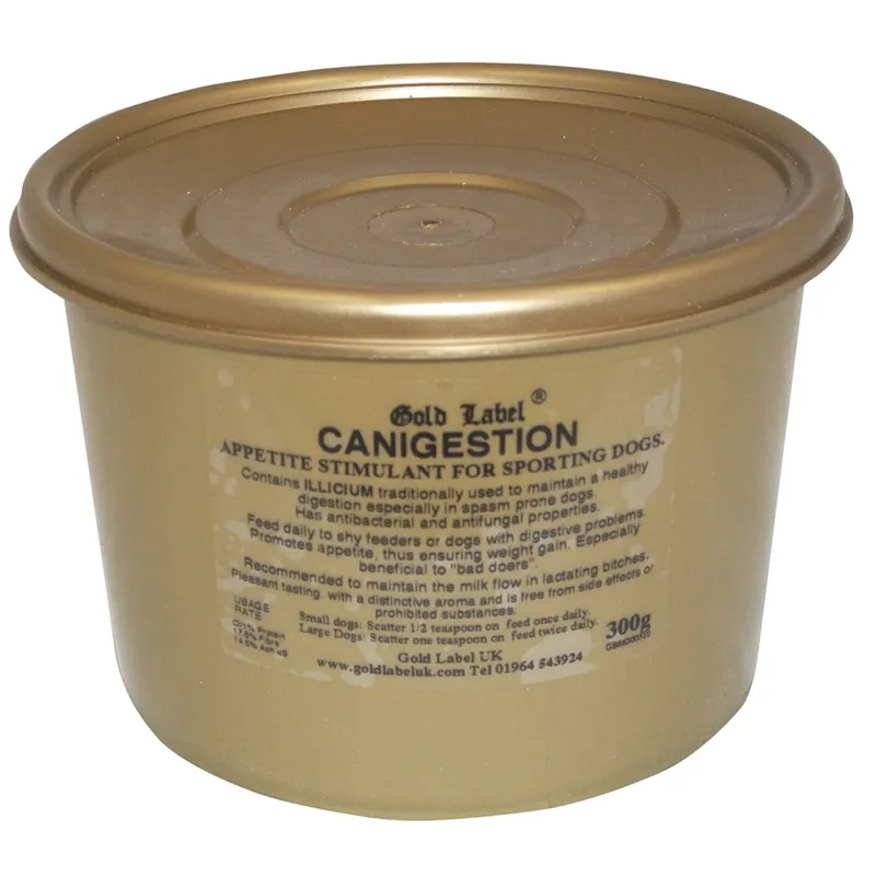 Gold Label 300g Canigestion Appetite Stimulant in Gold