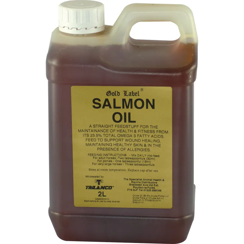 Gold Label 2lt Salmon Oil in Gold